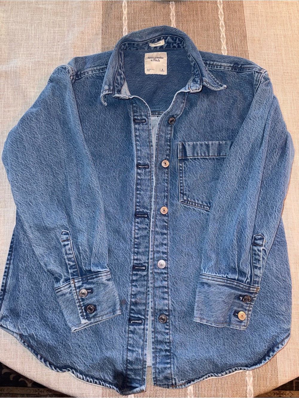 Abercrombie & Fitch Jean Jacket- Small